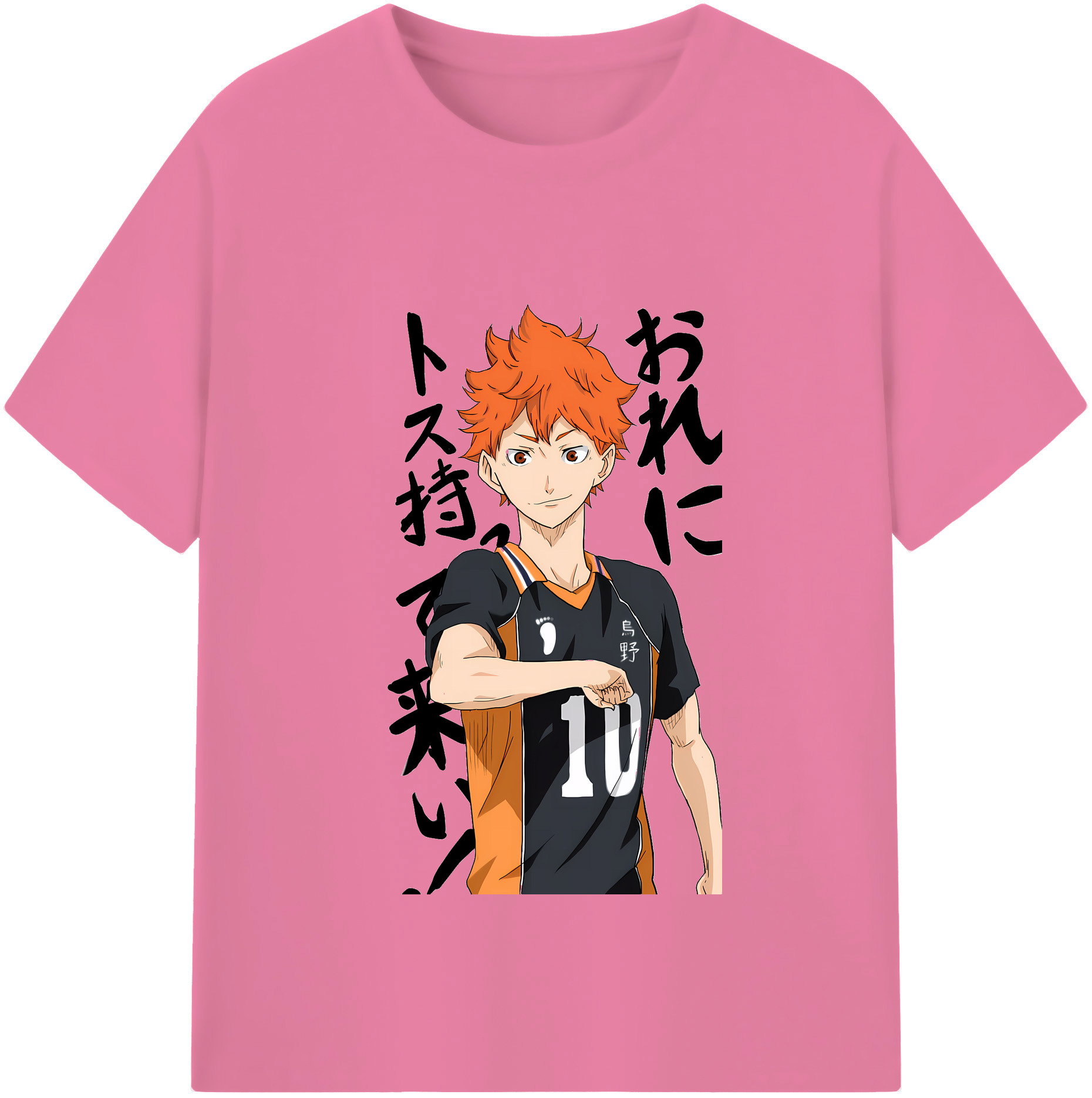 （画像用） ハイキュー!! Haikyu!! 綿100％半袖Tシャツ（フロントプリント）